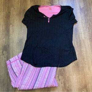 Black & Pink Pajama SET 2X (18W/20W)
